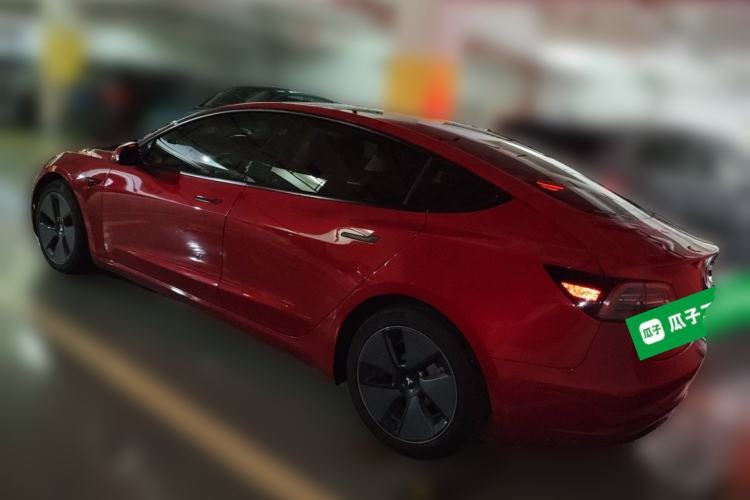 Used Tesla Model 3 2021 Revised Version Standard Range Rear-Wheel Drive Upgraded Edition 3D1 Rear Left 45 Deg