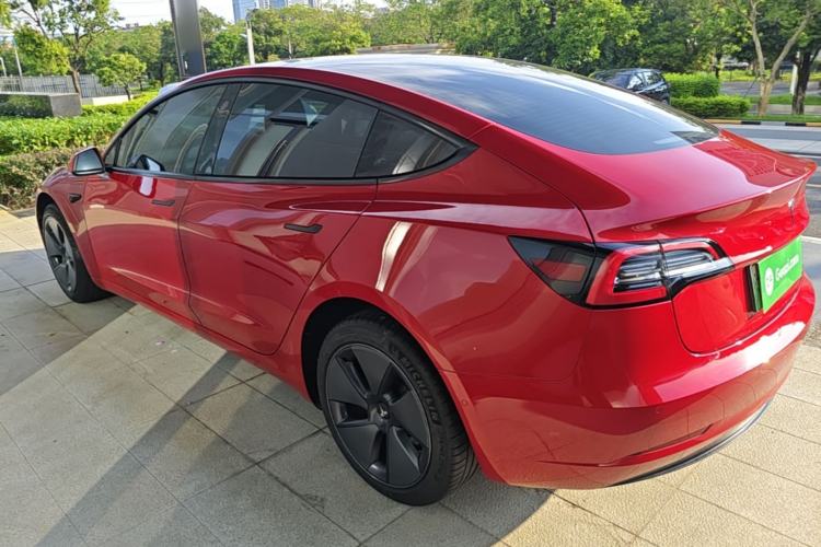 Used Tesla Model 3 2021 Standard Range Rear-Drive Upgraded Version Rear Left 45 Deg