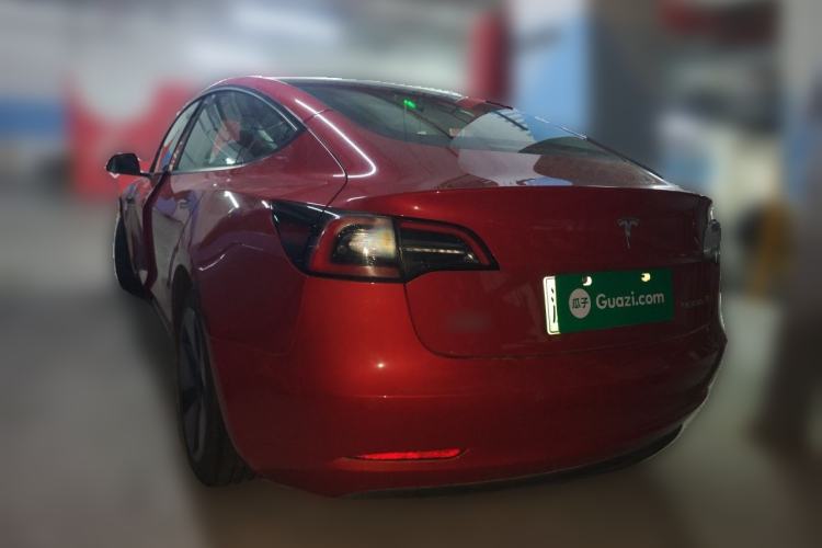 Used Tesla Model 3 2021 Standard Range Rear-Wheel Drive Upgraded Version 3D6 Rear Left 45 Deg