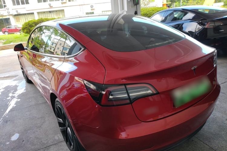 Used Tesla Model 3 2021 Revised Version Standard Range Rear-Wheel Drive Upgraded Edition 3D1 Rear Left 45 Deg