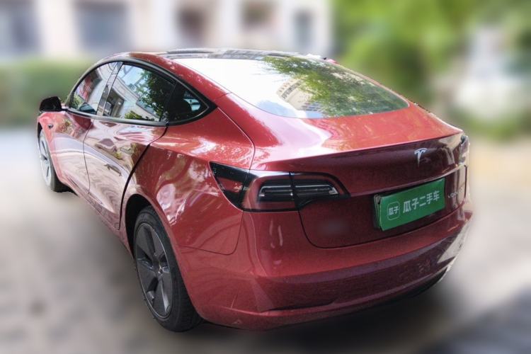 Used Tesla Model 3 2021 Standard Range Rear-Wheel Drive Upgraded Version 3D6 Rear Left 45 Deg
