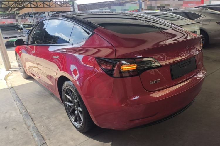 Used Tesla Model 3 2021 Standard Range Rear-Wheel Drive Upgraded Version 3D6 Rear Left 45 Deg
