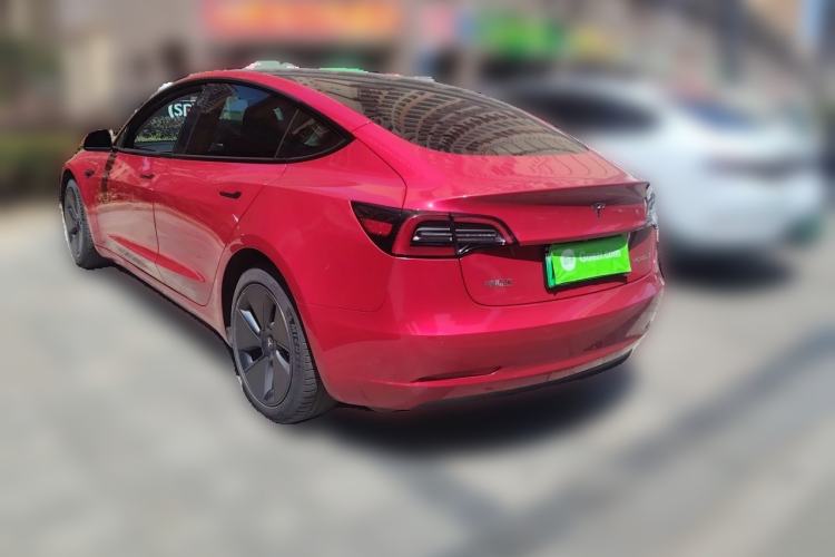 Used Tesla Model 3 2021 Standard Range Rear-Wheel Drive Upgraded Version 3D6 Rear Left 45 Deg