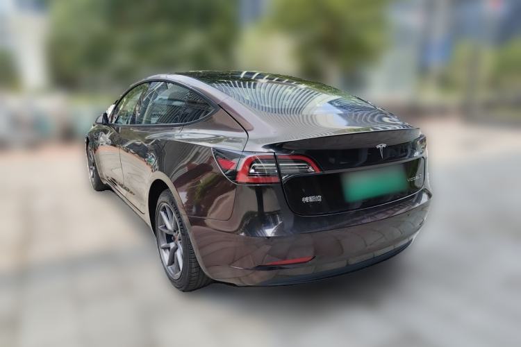 Used Tesla Model 3 2021 Standard Range Rear-Wheel Drive Upgraded Version 3D6 Rear Left 45 Deg