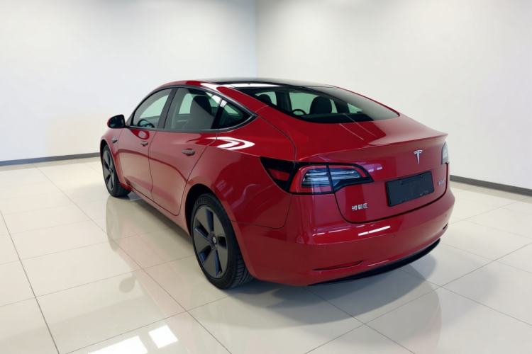 Used Tesla Model 3 2021 Standard Range Rear-Wheel Drive Upgraded Version 3D6 Rear Left 45 Deg