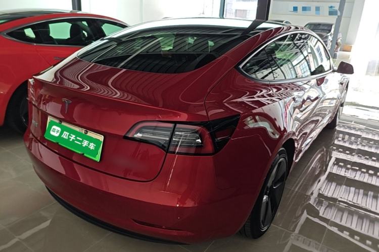 Used Tesla Model 3 2021 Standard Range Rear-Wheel Drive Upgraded Version 3D6 Rear Right 45 Deg