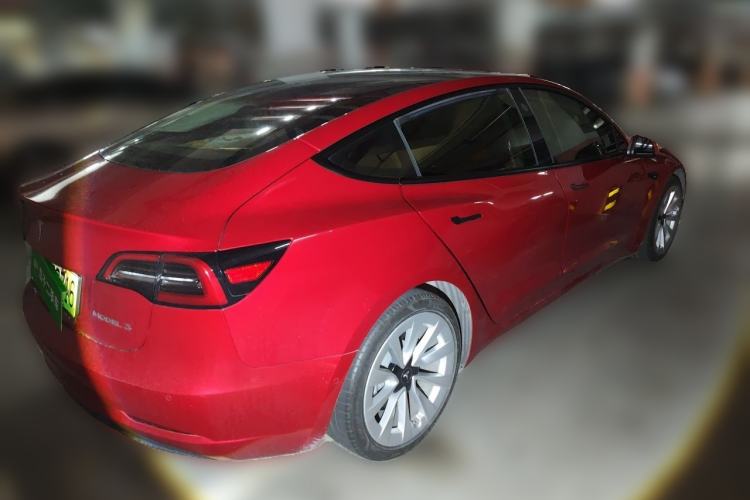Used Tesla Model 3 2021 Standard Range Rear-Wheel Drive Upgraded Version 3D6 Rear Right 45 Deg
