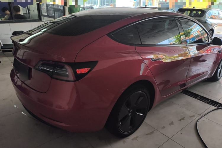 Used Tesla Model 3 2021 Standard Range Rear-Wheel Drive Upgraded Version 3D6 Rear Right 45 Deg