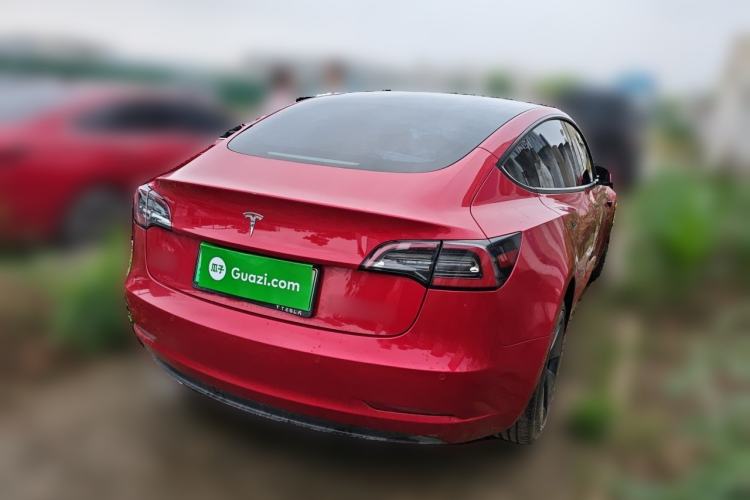 Used Tesla Model 3 2021 Revised Version Standard Range Rear-Wheel Drive Upgraded Edition 3D1 Rear Right 45 Deg