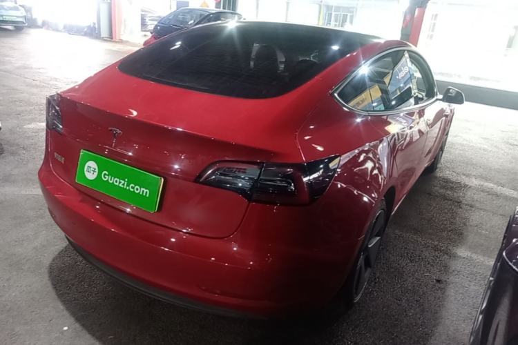 Used Tesla Model 3 2021 Standard Range Rear-Drive Upgraded Version Rear Right 45 Deg