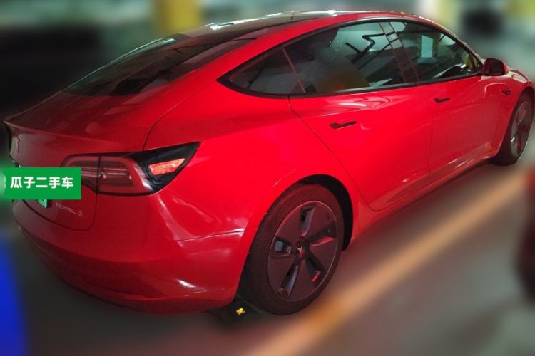 Used Tesla Model 3 2021 Revised Version Standard Range Rear-Wheel Drive Upgraded Edition 3D1 Rear Right 45 Deg