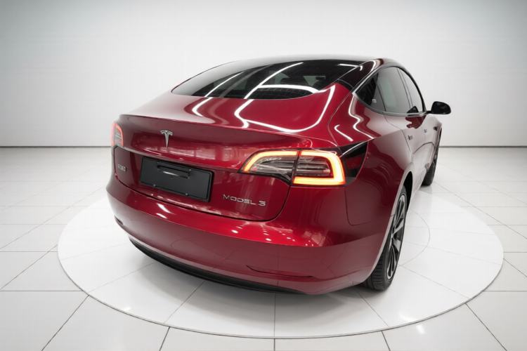 Used Tesla Model 3 2021 Revised Version Standard Range Rear-Wheel Drive Upgraded Edition 3D1 Rear Right 45 Deg