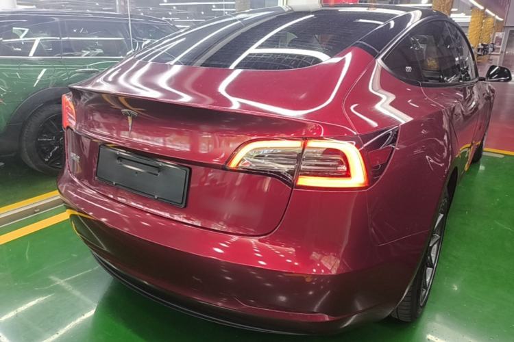Used Tesla Model 3 2021 Revised Version Standard Range Rear-Wheel Drive Upgraded Edition 3D1 Rear Right 45 Deg