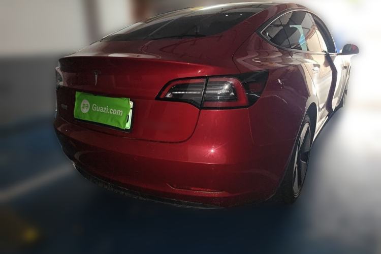 Used Tesla Model 3 2021 Standard Range Rear-Drive Upgraded Version Rear Right 45 Deg