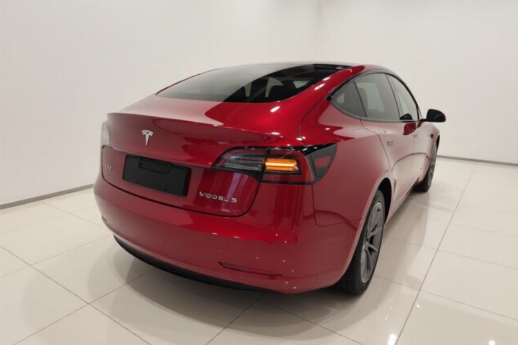 Used Tesla Model 3 2021 Standard Range Rear-Wheel Drive Upgraded Version 3D6 Rear Right 45 Deg