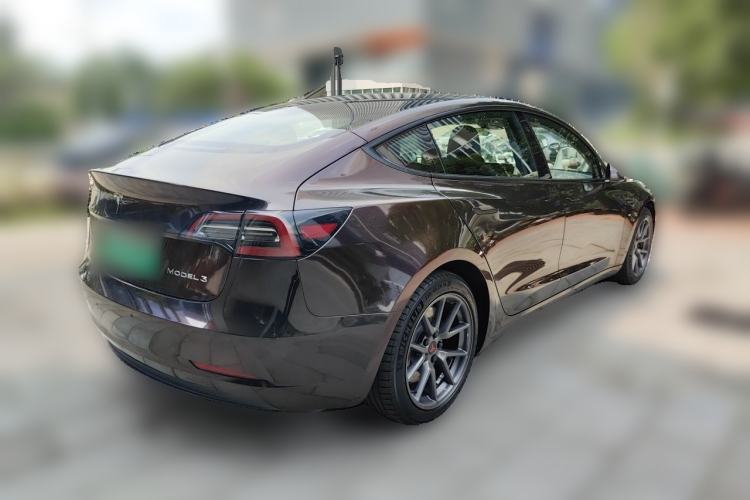 Used Tesla Model 3 2021 Standard Range Rear-Wheel Drive Upgraded Version 3D6 Rear Right 45 Deg