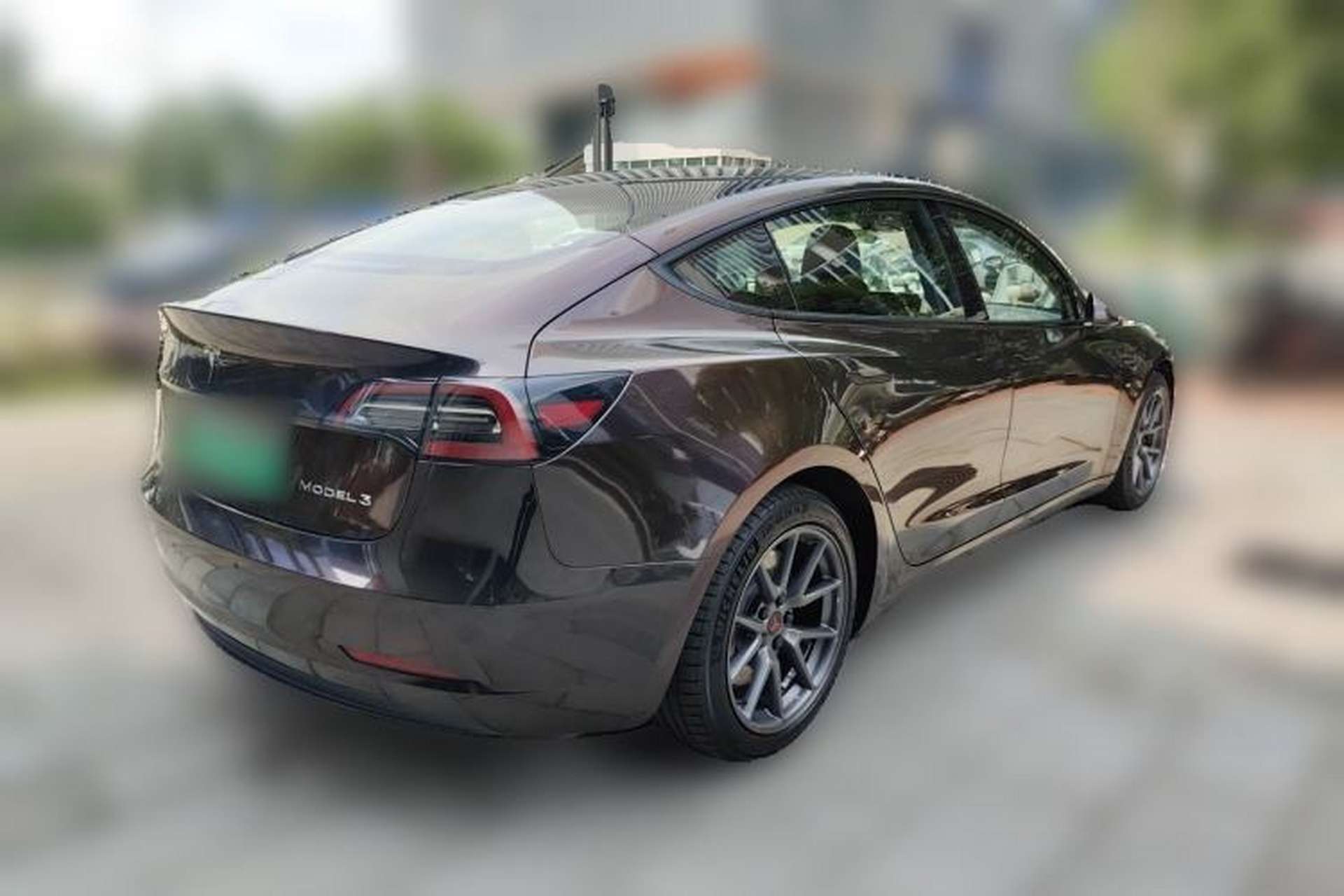 Used Tesla Model 3 2021 Standard Range Rear-Wheel Drive Upgraded Version 3D6 Rear Right 45 Deg