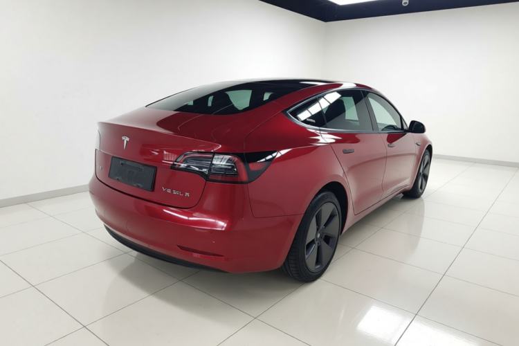 Used Tesla Model 3 2021 Standard Range Rear-Wheel Drive Upgraded Version 3D6 Rear Right 45 Deg