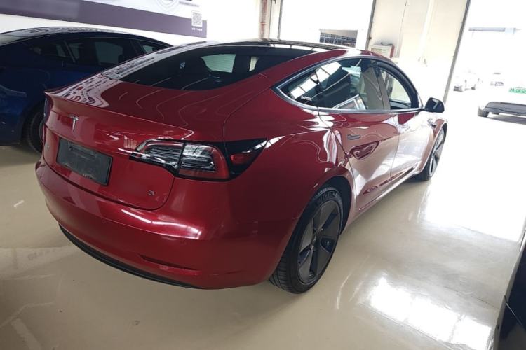 Used Tesla Model 3 2021 Standard Range Rear-Wheel Drive Upgraded Version 3D6 Rear Right 45 Deg