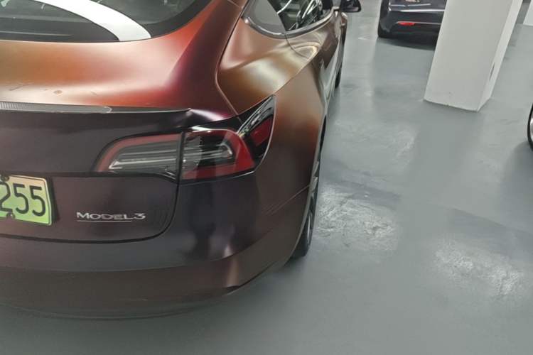Used Tesla Model 3 2021 Performance High-Performance All-Wheel-Drive Version Right Rear Taillight