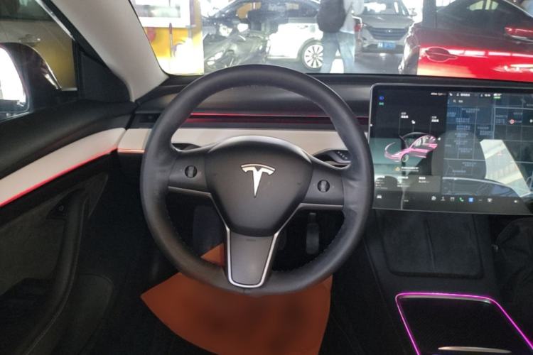 Used Tesla Model 3 2021 Standard Range Rear-Wheel Drive Upgraded Version 3D6 Steering Wheel
