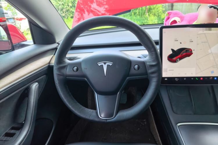 Used Tesla Model 3 2021 Revised Version Standard Range Rear-Wheel Drive Upgraded Edition 3D1 Steering Wheel