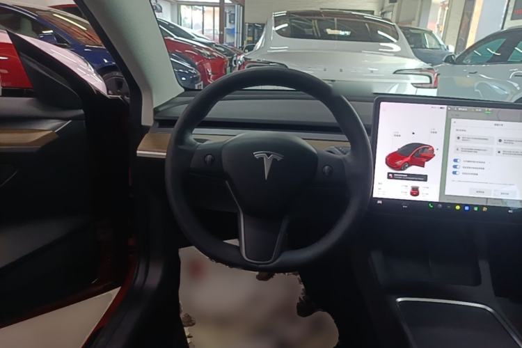 Used Tesla Model 3 2021 Revised Version Standard Range Rear-Wheel Drive Upgraded Edition 3D1 Steering Wheel
