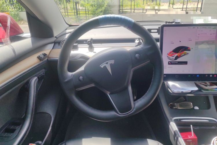 Used Tesla Model 3 2021 Standard Range Rear-Drive Upgraded Version Steering Wheel