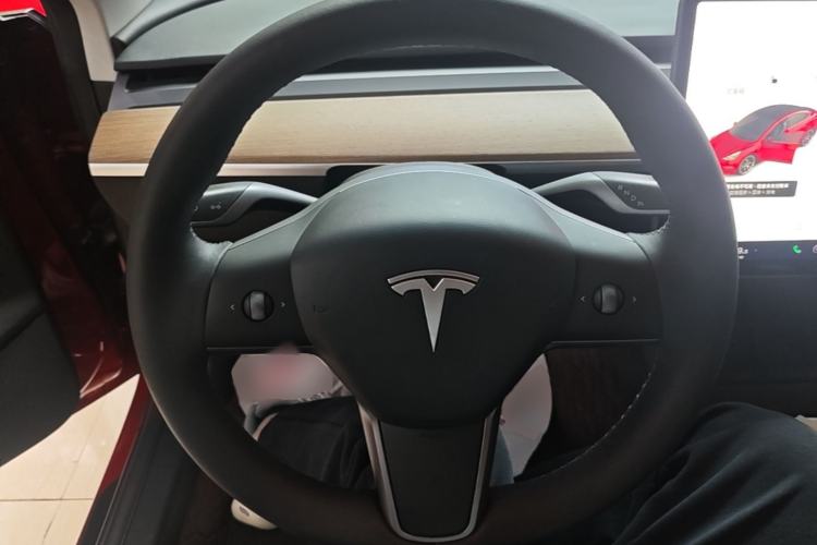 Used Tesla Model 3 2021 Performance High-Performance All-Wheel-Drive Version Steering Wheel