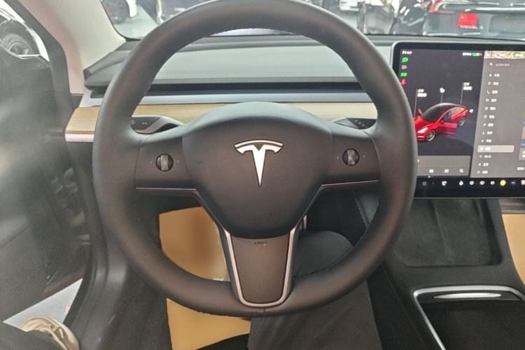 Used Tesla Model 3 2021 Performance High-Performance All-Wheel-Drive Version Steering Wheel
