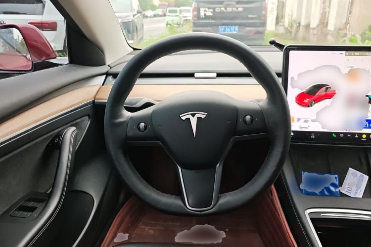 Used Tesla Model 3 2021 Revised Version Standard Range Rear-Wheel Drive Upgraded Edition 3D1 Steering Wheel