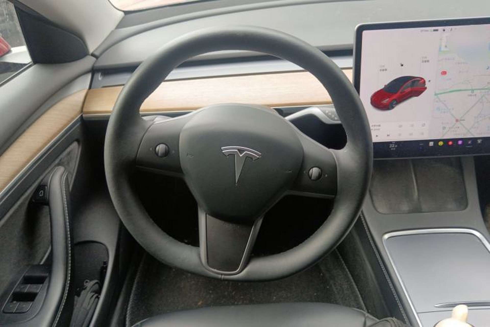 Used Tesla Model 3 2021 Standard Range Rear-Drive Upgraded Version Steering Wheel