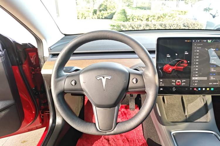 Used Tesla Model 3 2021 Standard Range Rear-Drive Upgraded Version Steering Wheel