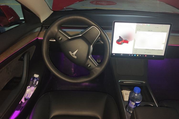 Used Tesla Model 3 2021 Standard Range Rear-Wheel Drive Upgraded Version 3D6 Steering Wheel