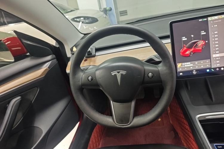 Used Tesla Model 3 2021 Revised Version Standard Range Rear-Wheel Drive Upgraded Edition 3D1 Steering Wheel