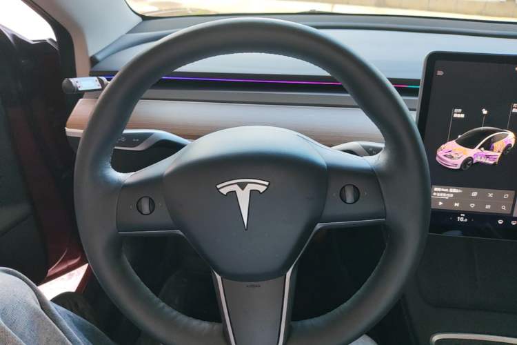 Used Tesla Model 3 2021 Revised Version Standard Range Rear-Wheel Drive Upgraded Edition 3D1 Steering Wheel