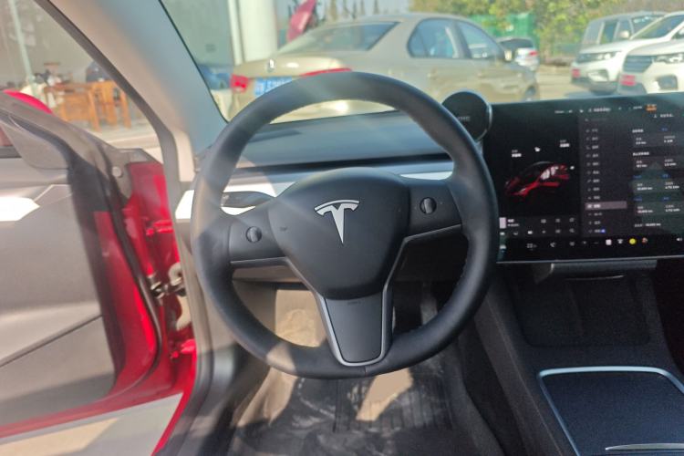 Used Tesla Model 3 2021 Standard Range Rear-Wheel Drive Upgraded Version 3D6 Steering Wheel