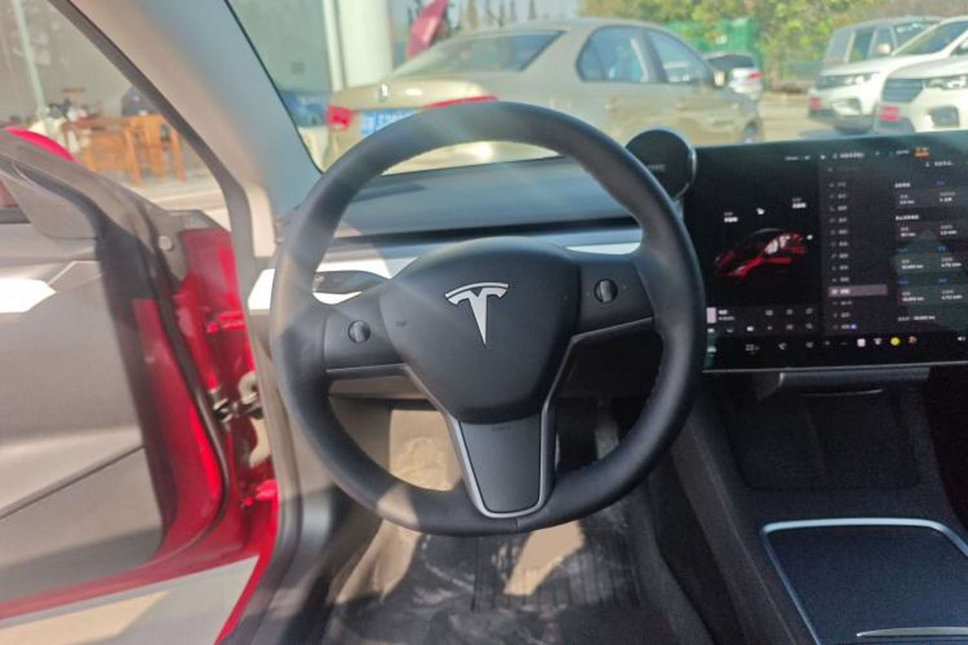 Used Tesla Model 3 2021 Standard Range Rear-Wheel Drive Upgraded Version 3D6 Steering Wheel