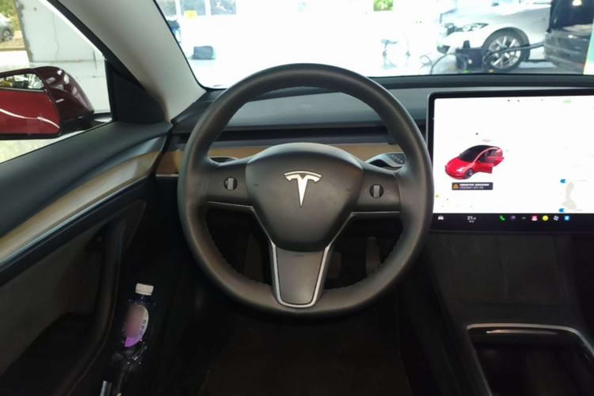 Used Tesla Model 3 2021 Standard Range Rear-Wheel Drive Upgraded Version 3D6 Steering Wheel