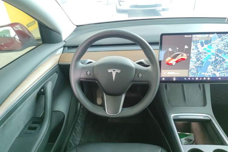 Used Tesla Model 3 2021 Standard Range Rear-Drive Upgraded Version Steering Wheel