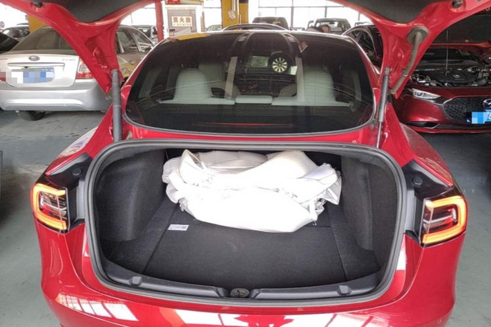 Used Tesla Model 3 2021 Standard Range Rear-Wheel Drive Upgraded Version 3D6 Trunk