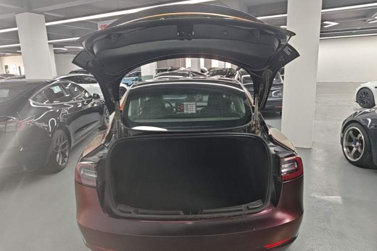 Used Tesla Model 3 2021 Performance High-Performance All-Wheel-Drive Version Trunk