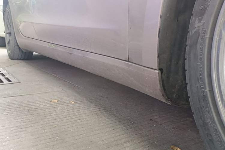 Used Tesla Model 3 2021 Revised Version Standard Range Rear-Wheel Drive Upgraded Edition 3D1 Right Side Sill
