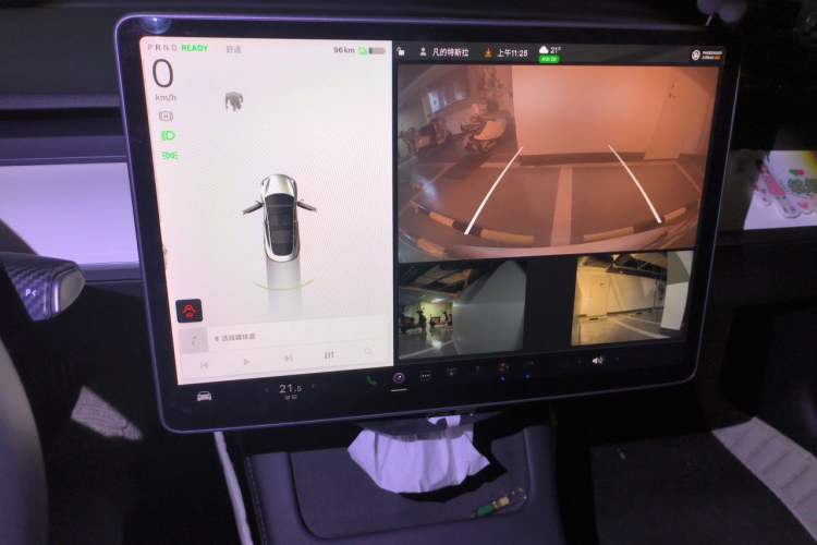 Used Tesla Model 3 2021 Standard Range Rear-Wheel Drive Upgraded Version 3D6 Audio And AC Panel