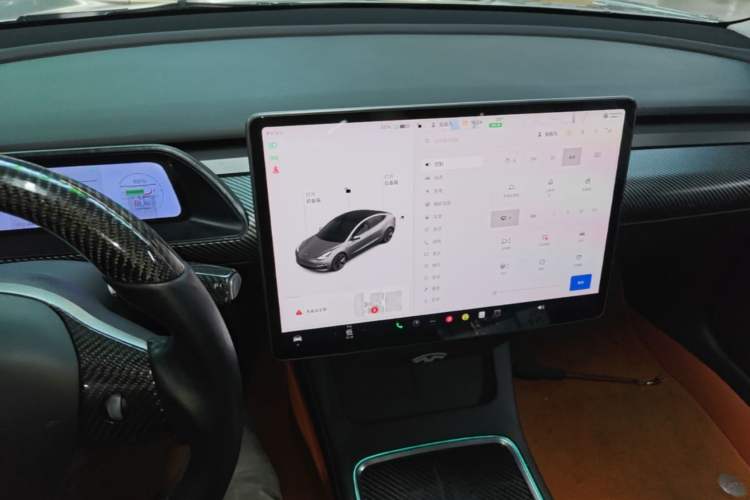 Used Tesla Model 3 2021 Standard Range Rear-Wheel Drive Upgraded Version 3D6 Audio And AC Panel