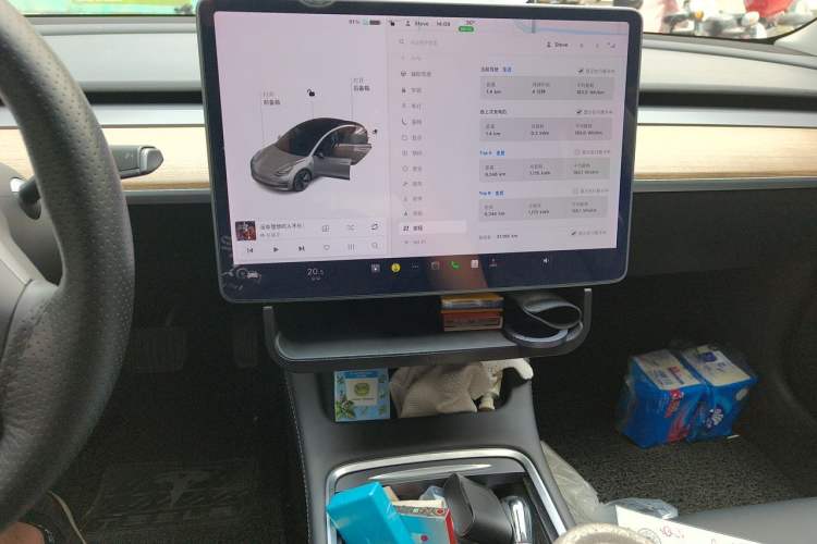Used Tesla Model 3 2021 Standard Range Rear-Wheel Drive Upgraded Version 3D6 Audio And AC Panel