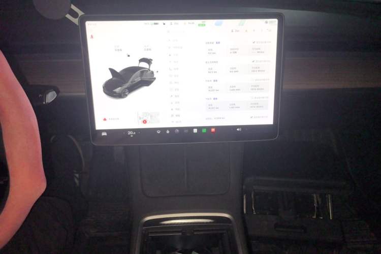 Used Tesla Model 3 2021 Standard Range Rear-Wheel Drive Upgraded Version 3D6 Audio And AC Panel