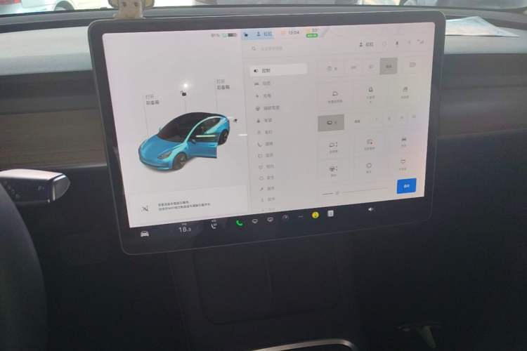 Used Tesla Model 3 2021 Standard Range Rear-Wheel Drive Upgraded Version 3D6 Audio And AC Panel