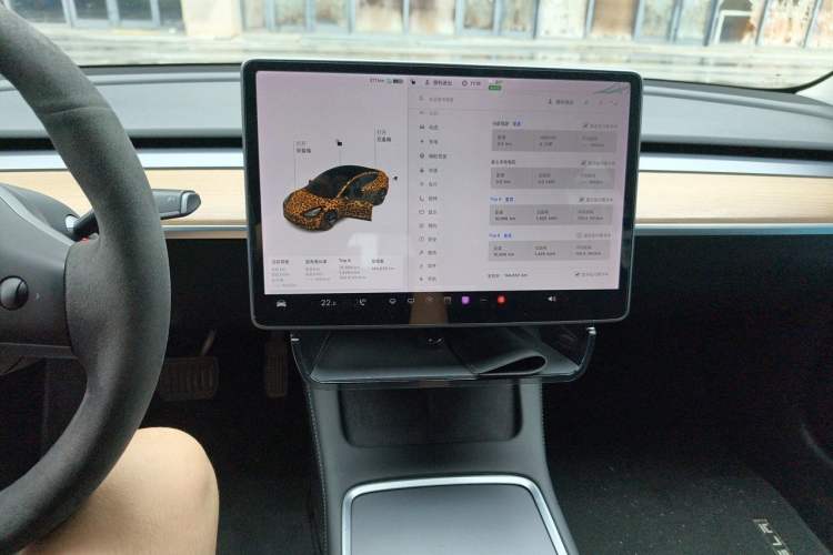 Used Tesla Model 3 2021 Revised Version Standard Range Rear-Wheel Drive Upgraded Edition 3D1 Audio And AC Panel