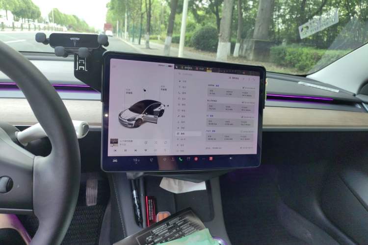 Used Tesla Model 3 2021 Standard Range Rear-Drive Upgraded Version Audio And AC Panel